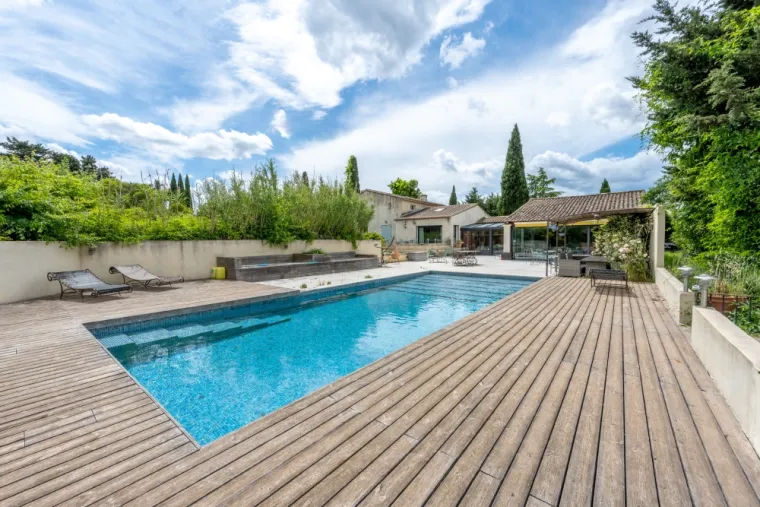 Piscine extérieure chauffée 