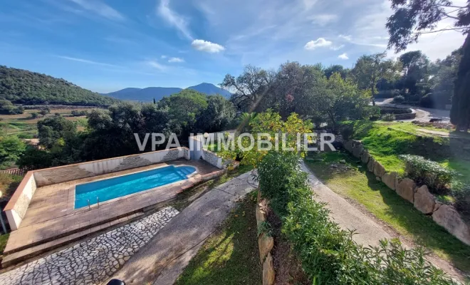 Plan de la Tour, maison à fort potentiel, belle vue dégagée, piscine  // , Golfe de Saint-Tropez, VPA Immobilier